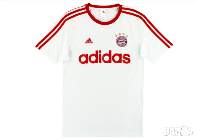 Байерн Мюнхен 2013-14 Тениска Adidas с графичен дизайн, размер ХЛ 