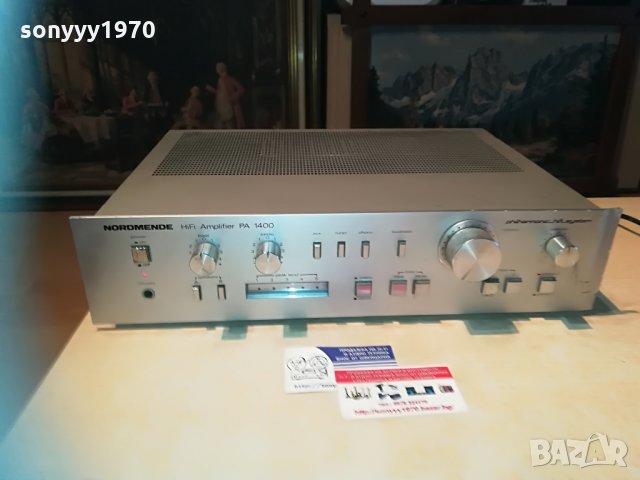 nordmende pa1400 hifi stereo ampli-450w-внос switzerland, снимка 3 - Ресийвъри, усилватели, смесителни пултове - 29684225