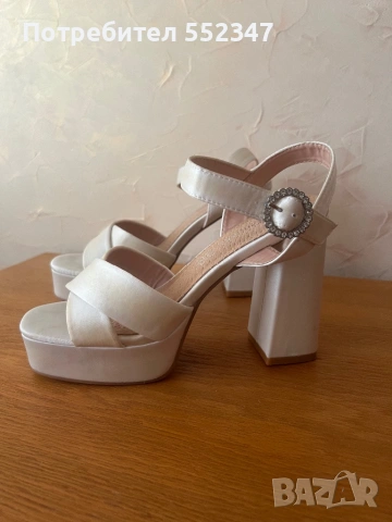 Сандали на ток, снимка 2 - Сандали - 54053483