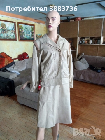 Кожено сако и пола с най-добро качество-ест.кожа, снимка 8 - Сака - 52547046