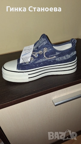 Дамски кецове дънкови, снимка 2 - Кецове - 54008801