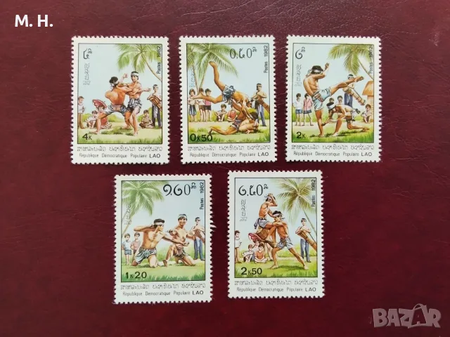 Пощенски марки Лаос 1982