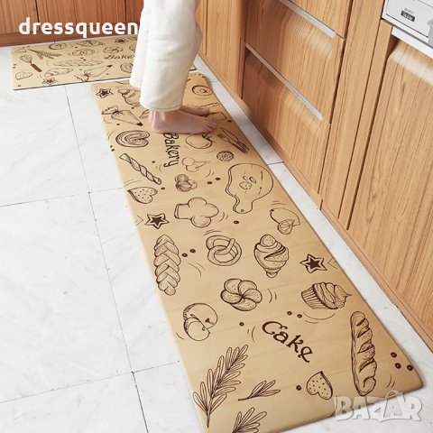 2758 Водоустойчива пътека за кухня от мемори пяна от 2 части