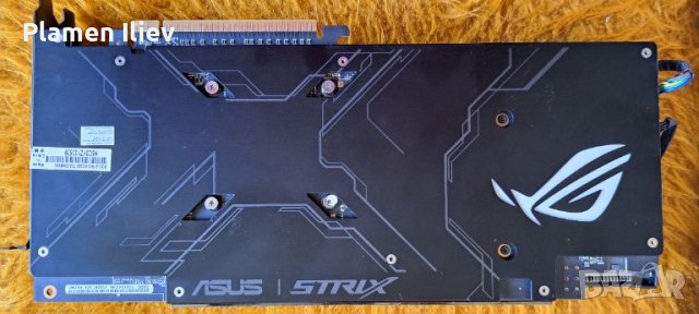 Видео карта Asus ROG STRIX RX 580 8GB GAMING, снимка 3 - Видеокарти - 40367985