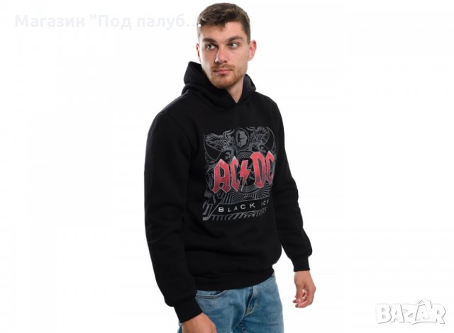 Нов мъжки суичър с дигитален печат AC/DC - Black Ice, снимка 13 - Суичъри - 27636102