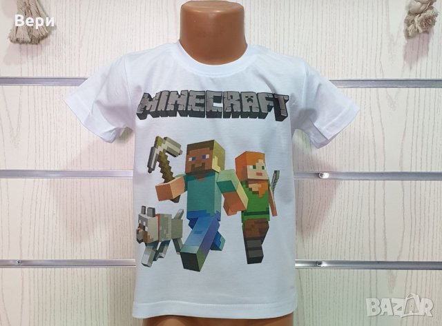 Нова детска тениска с дигитален печат MINECRAFT (Майнкрафт), снимка 3 - Детски тениски и потници - 29124060