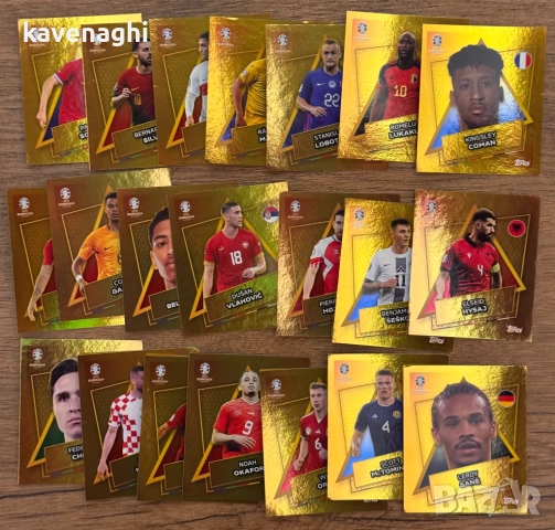 Продавам: Topps EURO 2024 празен албум + всички стикери, снимка 3 - Колекции - 52500797