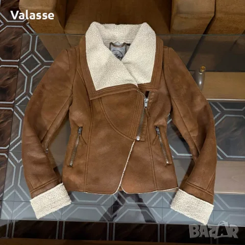Дамско асиметрично шърлинг яке Maze размер XS/34, снимка 7 - Якета - 56262166