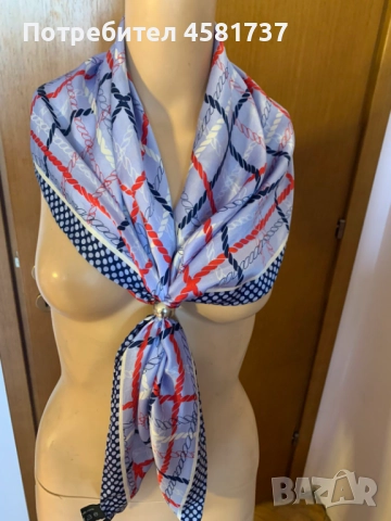 Копринен шал Passigatti, снимка 2 - Шалове - 51879707