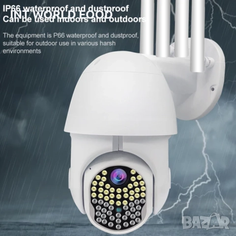 AL-63 LED 2MP 1080P HD WiFi IP Kамера Нощно виждане Детекция на движение, снимка 10 - IP камери - 52064023