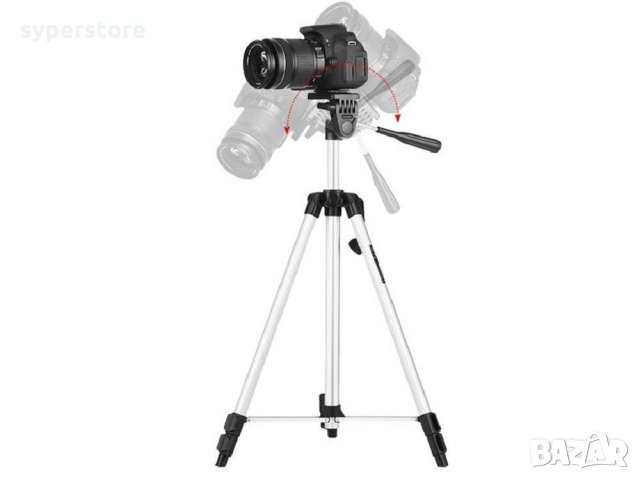 Трипод Статив за фотоапарат, телефон, камера, телескоп и други Digital One SP00198 XL 134см, многофу
