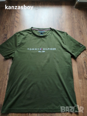 Tommy Hilfiger - страхотна мъжка тениска КАТО НОВА XL, снимка 6 - Тениски - 53950469