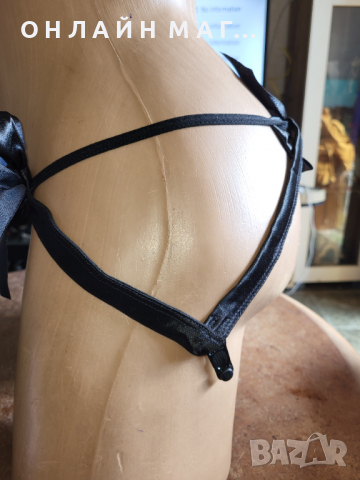 Прашка  LEG AVENUE с странични жартиери + чорапи 7/8  пожелание на клиента /38-40/с,м , снимка 3 - Бельо - 36429282