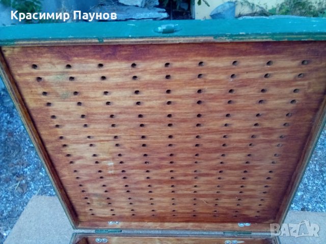 Стар дървен куфар за инструменти, снимка 11 - Куфари с инструменти - 38196845