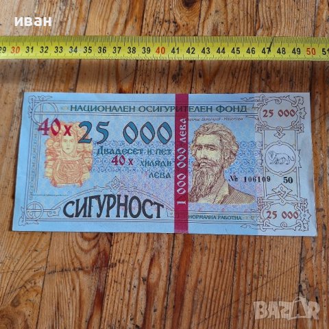 1 000 000 лв.Национален осигурителен фонд 