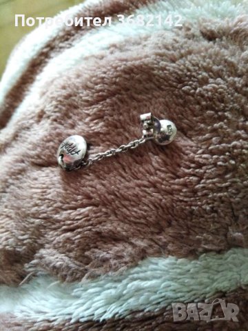 сребърни обеци