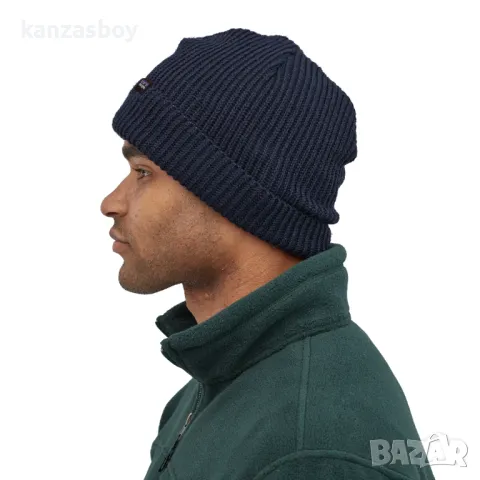Patagonia Fisherman's Rolled Beanie - Navy Blue - страхотна зимна шапка , снимка 2 - Шапки - 48592600