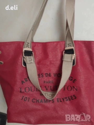 Louis Vuitton и LONGCHAMP. 100% Кожа Нова чанта
