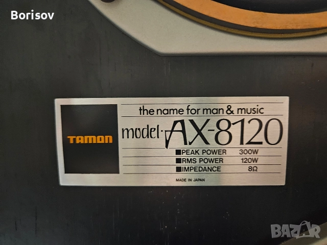 Тонколони Tamon AX-8120 15 инча бас, снимка 9 - Тонколони - 52827611