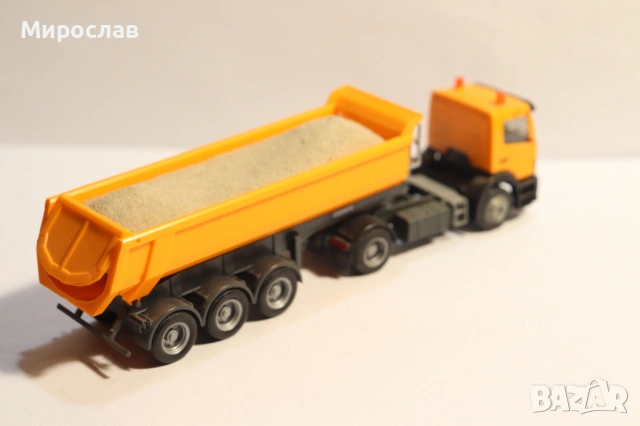 HERPA H0 1/87 MERCEDES ATEGO САМОСВАЛ ГОНДОЛА МОДЕЛ КАМИОН, снимка 8 - Колекции - 53129032