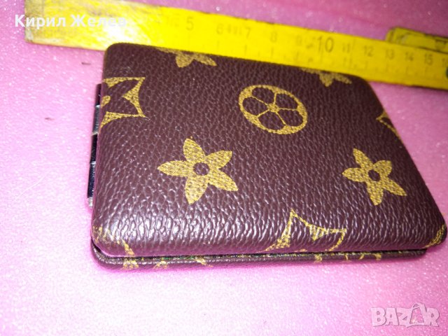 ЕЛЕГАНТНО МОДНО ДВОЙНО ДАМСКО ДЖОБНО ОГЛЕДАЛЦЕ МНОГО КРАСИВО 42956, снимка 6 - Други ценни предмети - 44147825