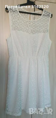 Продавам чисто нова бяла рокля, снимка 1