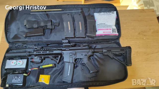 Продавам airsoft карабина, снимка 5 - Въздушно оръжие - 56376237
