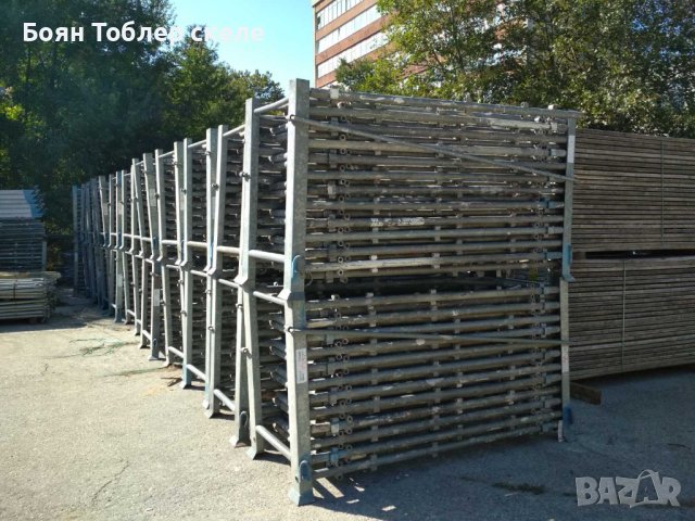 Продавам поцинковано фасадно скеле АЕБИ - Втора употреба, снимка 3 - Монтажи - 38847936