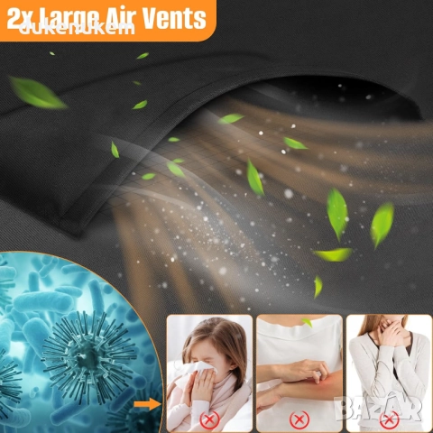 Покривало за градински мебели 180x100x74 см, 420D водоустойчиво, UV защита, снимка 4 - Други стоки за дома - 52721979