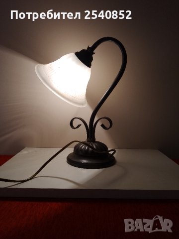 Стара нощна лампа , снимка 2 - Антикварни и старинни предмети - 42662295