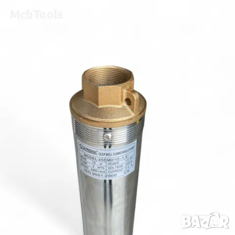 Дълбочинна сондажна водна помпа 1.0кW с турбина 1.5'' StahlMayer, снимка 4 - Водни помпи - 50158766