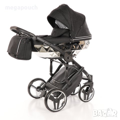 Бебешка количка Junama Mirror Blysk 2в1, 3в1 НОВА, снимка 3 - Детски колички - 42082354