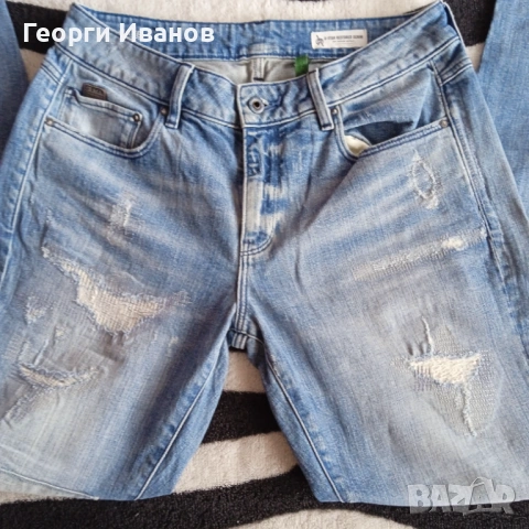 %!!!SALE!!!% КАТО НОВИ G-STAR RAW 100% ОРИГИНАЛНИ Slim Fit Jeans гъзарски дънки Джи Стар, снимка 4 - Дънки - 54238099