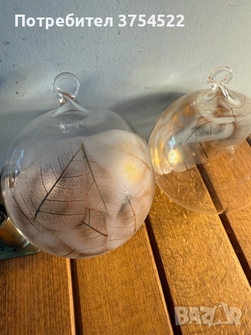 Стъклени топки за елха, снимка 2 - Декорация за дома - 52545994
