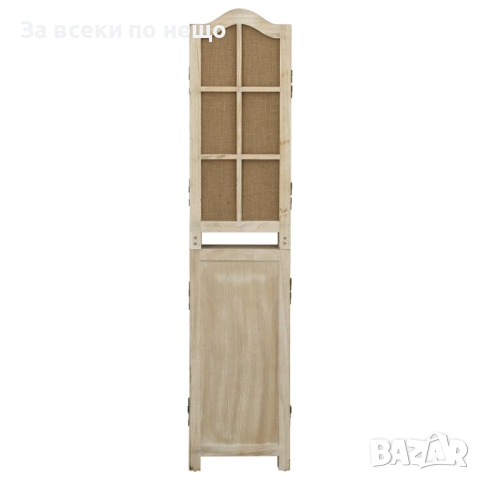 Параван за стая, 4 панела, кафяв, 140x165 см, плат Код P1150, снимка 2 - Други стоки за дома - 51704733