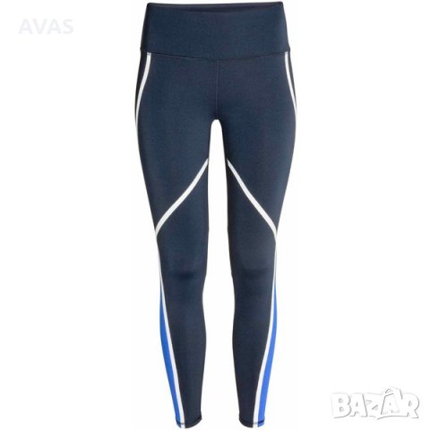 Нов -45%  спортен клин H&M M L дълъг анцунг син, снимка 2 - Спортни екипи - 30487495