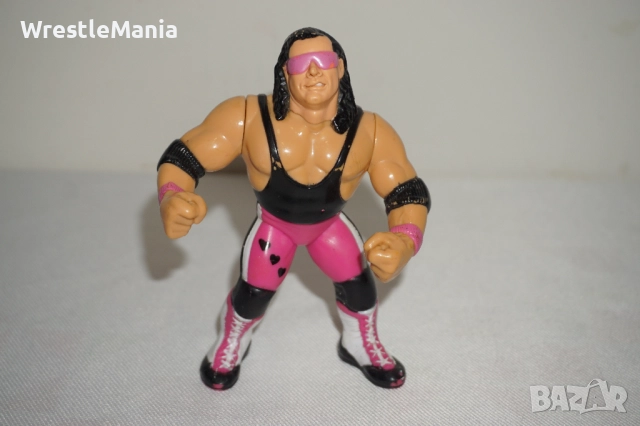 Рядка Оригинална Колекционерска Фигура На Bret Hart от 1991г Titan Sports INC FOR HASBRO INC, снимка 2 - Колекции - 51854895