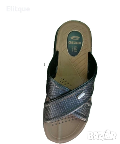 Маркови мъжчки кожени чехли, снимка 2 - Мъжки чехли - 52863939