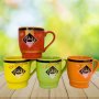 Порцеланова чаша за чай и кафе, 200ml, цветни варианти, снимка 1 - Чаши - 44194378
