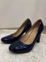 Дамски тъмно сини токчета, снимка 2