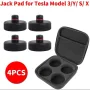 4бр Гумени Шайби/Подложки за Повдигане Jack Pads за Tesla Model 3 Y S X, снимка 1