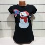 Нова дамска коледна тениска с дигитален печат Снежко, Снежен човек, снимка 8