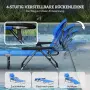 Градински шезлонг Outsunny Sun Lounger, сгъваем, снимка 3