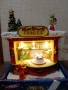 Коледна LED и музикална сцена Магазин за сладкиши с 8 мелодии,светлени и въртяща се торта., снимка 8