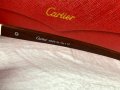 Cartier висок клас мъжки слънчеви очила с дървени дръжки, снимка 10