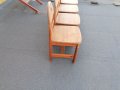 Дървена маса със столове, снимка 6