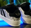 Дамски кецове Adidas Campus цвят бяло с черно, снимка 2