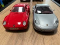 Метална колекционерска количка модел PORSCHE 911и 959 мащаб 1:24, снимка 3