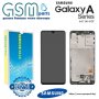 Оригинален Дисплей + Рамка ЗА SAMSUNG GALAXY A41 Service Pack, снимка 1 - Резервни части за телефони - 38322704