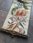 гоблен с цветя и бронзови елементи 34/4, снимка 5